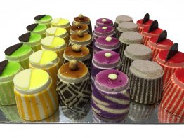 COCKTAIL GATEAUX Boxed 25  (click MORE DETAILS to choose your flavours)