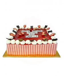 Wildberry Mousse 15" (40cm) Square