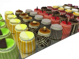 COCKTAIL GATEAUX Boxed 40 (click MORE DETAILS to choose your flavours)