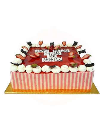 Wildberry Mousse 15" (40cm) Square