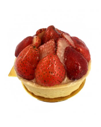 Strawberry Flans (Boxed 4)
